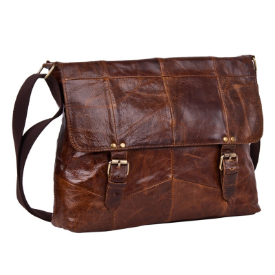 Мужская кожаная сумка 8061 Brown (Коричневый)