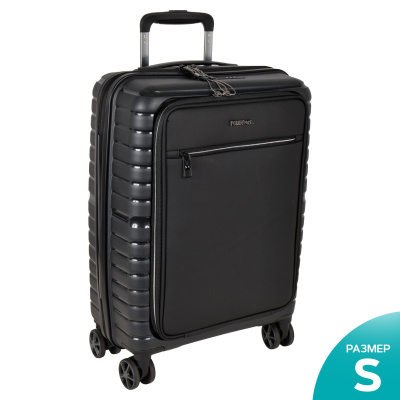 Чемодан PP малый Р0007 (20") (Черный)