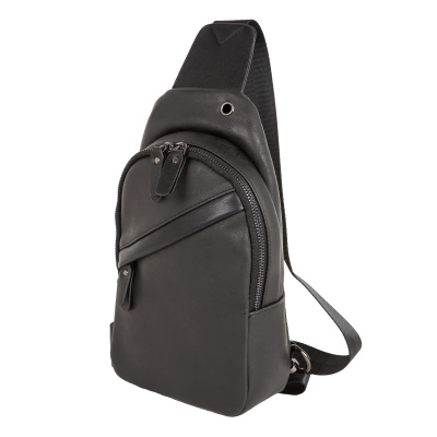 Однолямочный рюкзак П0275 (Черный)