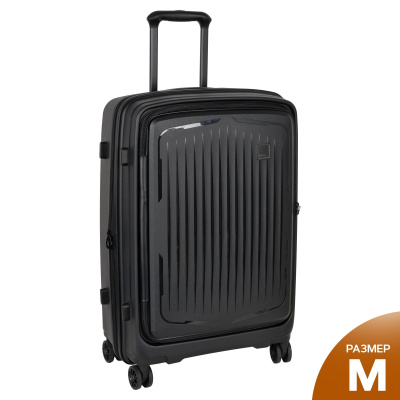Чемодан PP средний Р0211 (24") (Черный)