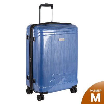 Чемодан средний Р1936(3-ой) 24" (Синий)