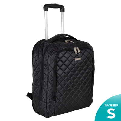 Сумка-рюкзак на колесах П7102н (Черный)