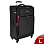 Чемодан большой Р1801 (3-ой) (28") (Черный)