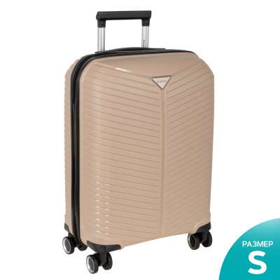 Чемодан PP малый РР823 (4-ой) 20" (Бежевый)
