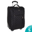 Дорожная сумка на колесах П7123 (20") н (Черный)