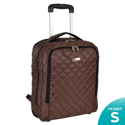 Сумка-рюкзак на колесах П7102н (Коричневый)