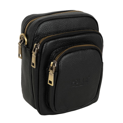 Мужская кожаная сумка 4221к (Черный)