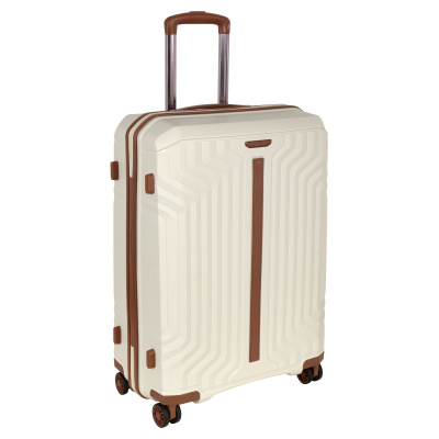 Чемодан PP средний Р0015 (24") (Белый)