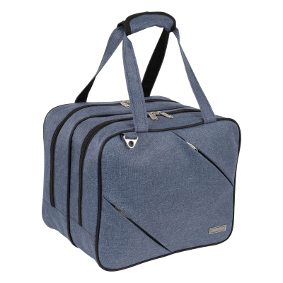 Дорожная сумка П7122 (Серо-синий)