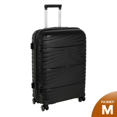 Чемодан PP средний РР820 (3-ой) 24" (Черный)