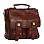 Мужская кожаная сумка 5221 коричневая (Темно-коричневый)