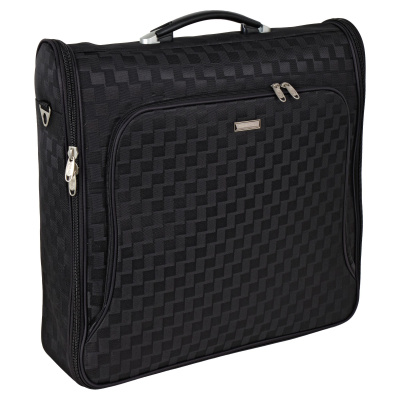 П7084 "ШАШЕЧКИ" черный портплед (Черный)