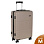 Чемодан М пластик средний Р612 (3-ой) 24" (Бежевый)