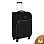 Чемодан средний Р2007 (3-ой) 24" (Черный)