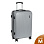 Чемодан М пластик средний РР5661 (2-ой) 24" (Серебро)