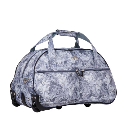 Дорожная сумка на колесах П05.2 (Cветло-серый)