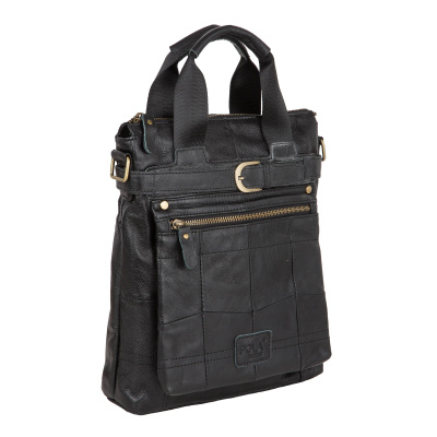 Мужская кожаная сумка 3011к (Черный)