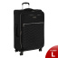 Чемодан большой Р2007 (3-ой) 28" (Черный)