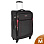 Чемодан средний Р1801 (3-ой) (24") (Черный)