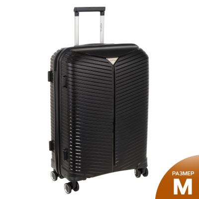 Чемодан PP средний РР823 (4-ой) 24" (Черный)