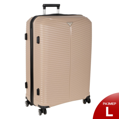 Чемодан PP большой РР823 (4-ой) 28" (Бежевый)
