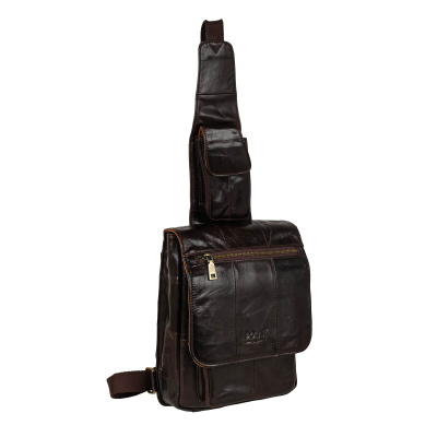 Мужская кожаная сумка 1502 (Кофе)